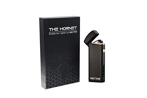 Nectar The Hornet by Double ARC Lighter - Mechero de Plasma eléctrico Recargable, Resistente al Viento, para Exteriores
