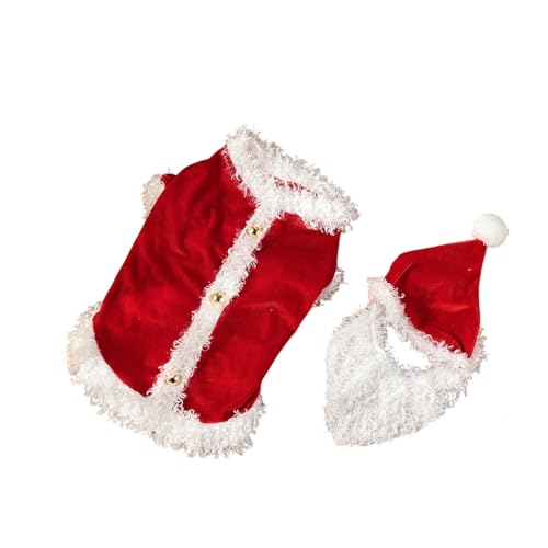 Disfraz navideño para perro talla L miniatura 1