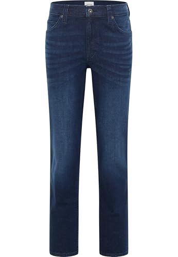Jean Mustang Tramper droit en bleu moyen 703 de coupe classique solide