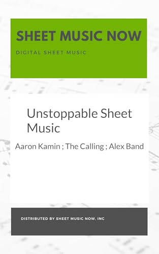 Unstoppable Sheet Music (English...