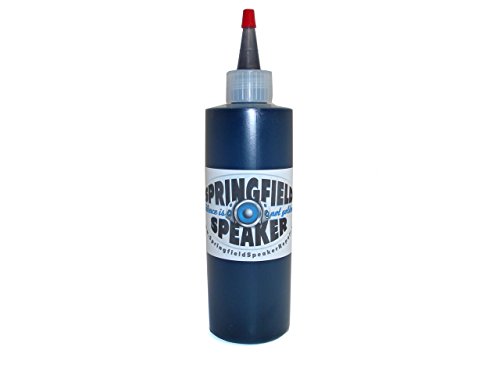 Pro-Grade Black Rubberized Speaker Repair Adhesive Glue (8 oz) - Dries Black