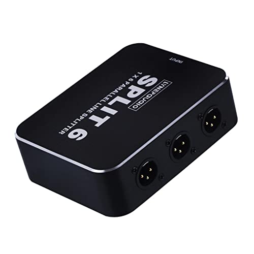 Divisor XLR de 6 niveles para distribuidor de audio y splitter de microfonía 5