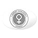 CafePress Support Féministe Ovale Autocollant Bumper, claire, Large - 4.5x7.5
