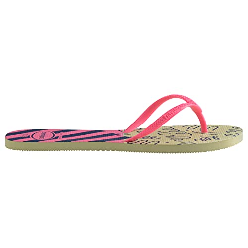 Chinelo Flat Mix, Havaianas, Feminino, Lima, 37/38