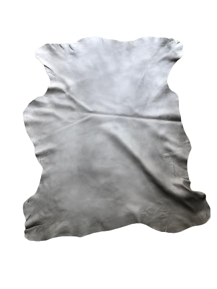 Peau de mouton nappa 0.8mm blanc Crazy Horse cuir entier sans trou 6-7m²