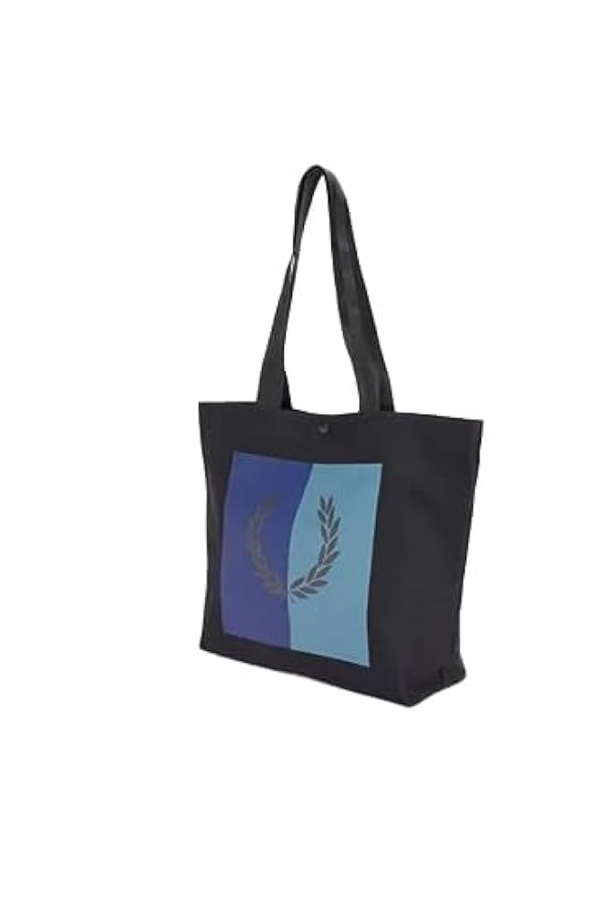Fred Perry Cotton Laurel Leaf Tote Bag in Black: Amazon.co