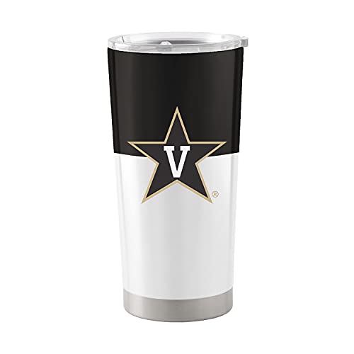 Image of Logo Brands 20 oz Powder Coat Tumbler- Insulated Tumbler with Lid for Water, Iced Tea or Coffee, Smoothie and More