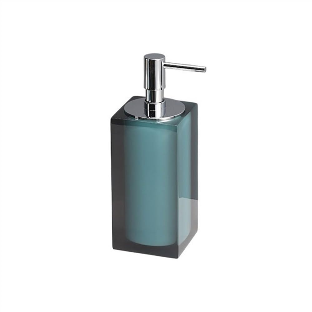 Dispenser di Sapone per Bagno, Hotel, flacone per lozione, Luce a Pressione, Dispenser di Gel Doccia, Dispenser da Cucina (Verde)