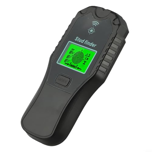 Tidevib - Détecteur mural multifonction pour localiser les tuyaux et les fils derrière les murs, fonctionne avec des piles pour une utilisation flexible (noir)