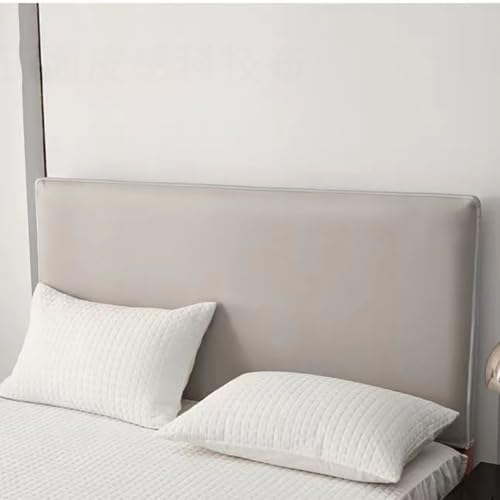 Funda elástica de cuero suave para cabecero