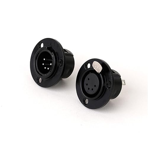 Conectores XLR de panel redondos para actualizar paneles de estudio y audio 8