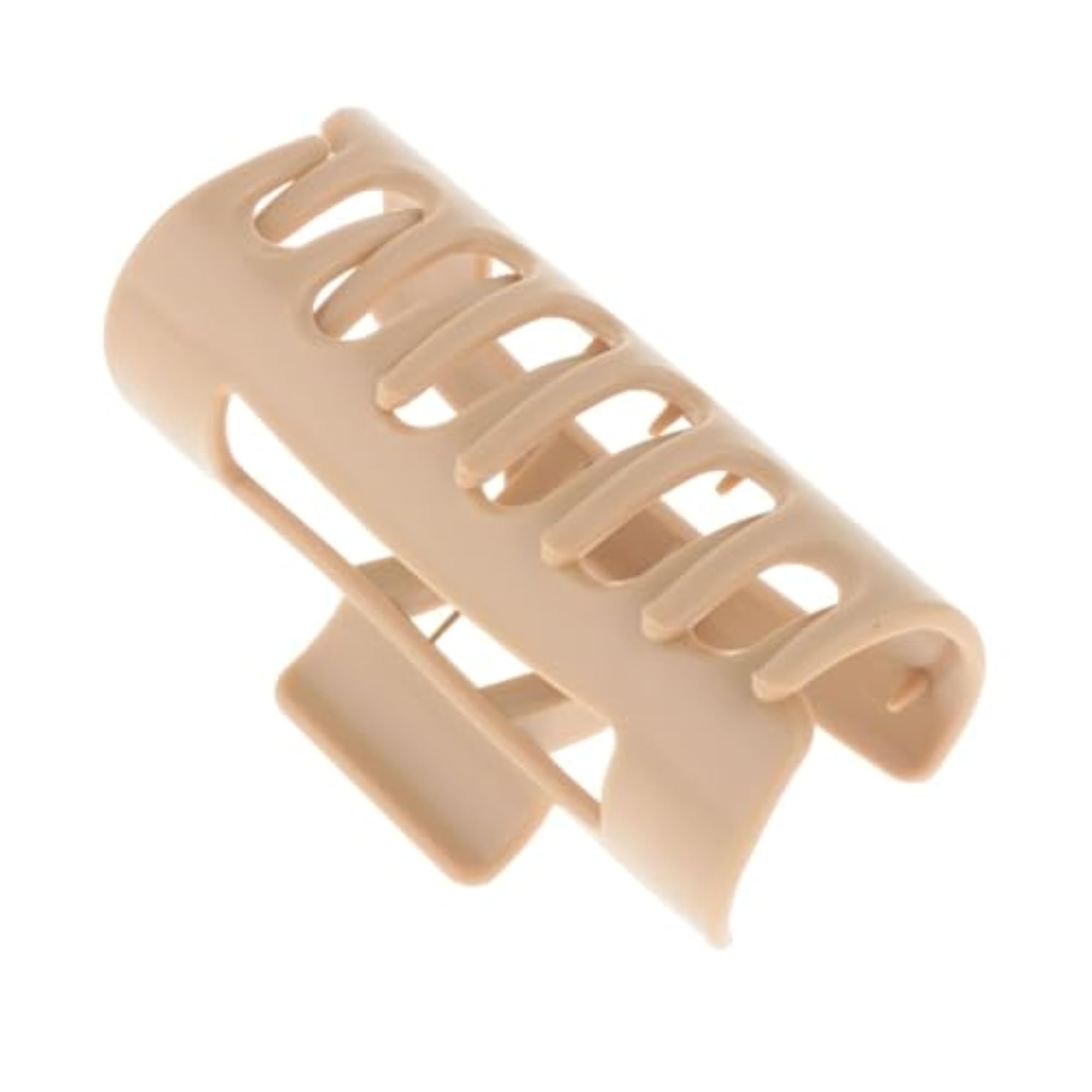 Soft Silicone Hair Claw Clips for All Hair Types, Dark Khaki