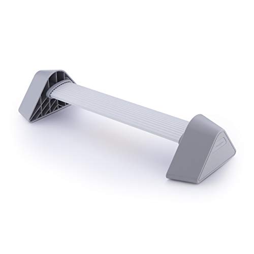 Kensington Rocking Foot Rest for Under Desk, Ergonomic Foot Stool with swiveling bar design, Footrest for Office Desk & Home with Sleek Sturdy Non-Slip Base, Gray K58303WW