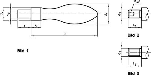 Halder 24450.0136 Fixed Bale Handles, Steel - D1 36 mm/Galvanised Steel, Stahl, Galvanisch Verzinkt, d1=36 mm / Stahl - Image 2