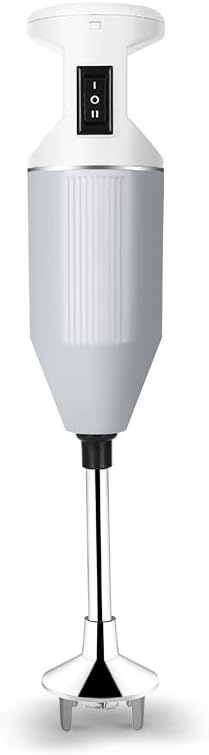 Maharaja Whiteline Plastic Torsio Plus Hand Blender with 3 Blades, Long Lasting Performance with 250 Watt Motor| Multiple Detachable Blades | 2 Year Warranty - Hb-141 (Grey)
