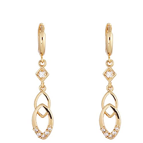 Boucles d'oreilles en or jaune 9K : la solution légère pour oreilles sensibles
