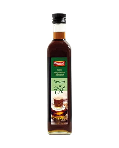DIAMOND Sesamöl, aus 100% gerösteten Sesamsamen, ein kulinarischer Genuss mit nussigem Aroma - 1 x...