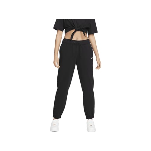 Nike Damen W NSW Jrsy Easy Jogger Kompressionshose, Schwarz/Weiß, XS