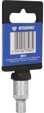 Brilliant Tools BT020962 1/4 Inch Torx Socket Spanner, 25 mm, E6 Insert