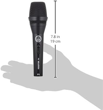 AKG Pro Audio P2 High-Performance Dynamic Bass Microphone, Black