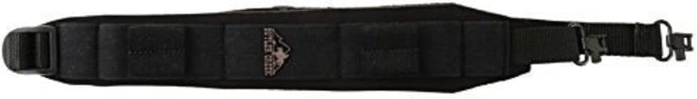 Butler Creek Comfort Stretch Alaskan Magnum Sling with Sewn-in Swivels, Black