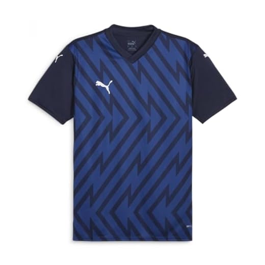 PUMA Mixte Teamglory Jr Maillot De Football, Puma Navy-puma Blanc, 164 EU