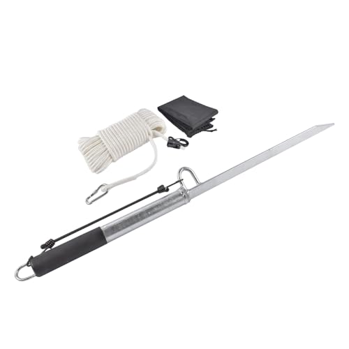 GELUOXI Sand Spike Boat Anchor Kit Stainless Steel Anchor Pole