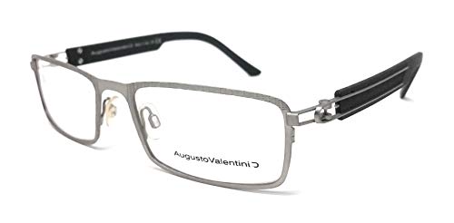 Lunettes de vue mixte Augusto Valentini 70236 monture optique argent noir 3003
