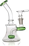 P-Sungar Bong de cristal de 6 pulgadas con filtro en espiral para shisha,...