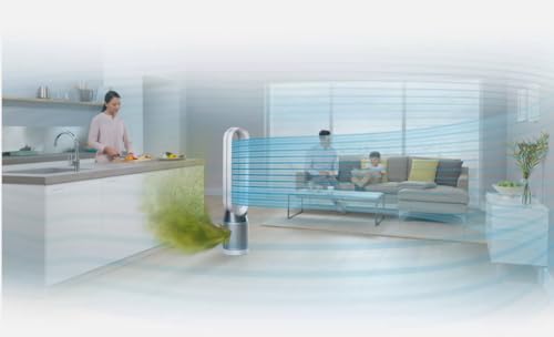 Refurbished Dyson Pure Cool Purifier Fan TP4A with Remote Control and HEPA Filtration (White/Silver)
