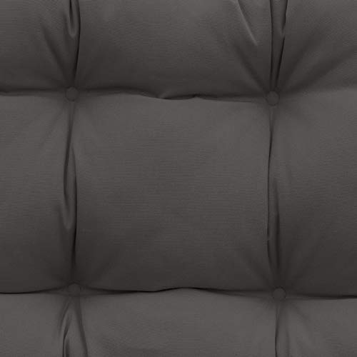 Image of QILLOWAY Indoor /Outdoor Square Seat Patio Cushion - 19-Inches,Pack of 4 (Dark Grey)