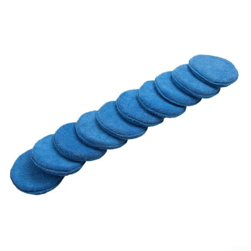 Imprescindible en cada garaje, diez piezas de esponjas de microfibra de 5 pulgadas para el cuidado del automóvil