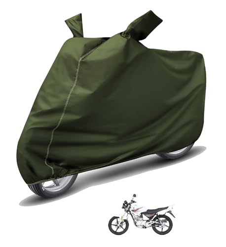 Image of Auto Hub Waterproof Bike Cover Compatible with Yamaha Libero G5 Dustproof, UV Protection Two Wheeler Bike Libero G5 Cover - Green