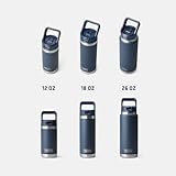 YETI Rambler 18 oz Bottle, Vacuum Insulated, Stainless Steel with Color Matching Straw Cap, Key Lime - Image 8