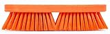 SPARTA Plastic Floor Scrub Brush, Brush Head Only, Deck Brush with ACME Standard Thread Fitting for Deck, Industrial Kitchens, and Hospitals, 10 Inches, Orange