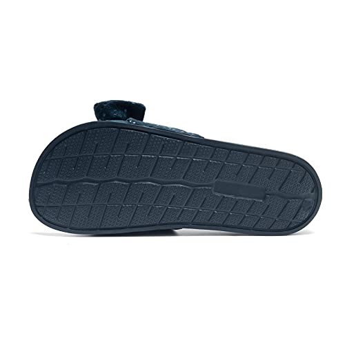 Image of FUNKYMONKEY Women's Bowknot Slides Sandals Comfort Casual Beach Slippers