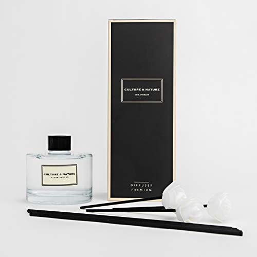 Culture & Nature Reed Diffuser 6.7Oz ( 200Ml ) Clean Cotton Scented Reed Diffuser Set #TOP1