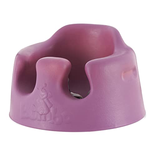 Image of Bumbo B10013 Baby Infant Soft Foam Comfortable Wide Floor Seat with 3 Point Adjustable Harness, Grape Purple