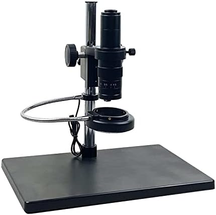 顕微鏡アクセサリーキット 調整可能な6500K 144 LED.産業用ステレオ顕微鏡カメラアダプタ用リングライト照明灯 顕微鏡スライ