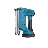 1022J Cordless Electric Nailer Stapler Gun Home DIY For18V Li Battery Profession With Nails Woodworking Power Tool for DIY Projects, Upholster and Woodworking(No battery)