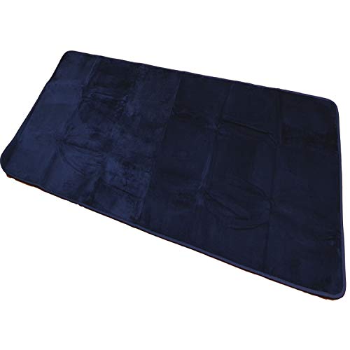 抗菌防臭 洗えるラグカーペットサイズ:200×300cm カラー:ネイビー カバー ホットカーペットカバー対応可 裏面:ドッドタイプ滑り止め加工
