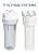 EcoPure EPW2F Premium Fact Universal Whole Home Filter (2 Pack), Dark Gray/Black