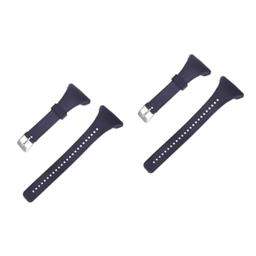 jojofuny 2piezas De Reloj Reemplazo De Plástico Para Banda De Pulsera y Rápido y Color Negro
