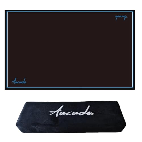 Aucuda Drum Rug with Bass Drum Stopper, Drum Set Floor Mat, 4x6ft Electric Bass Drum Kit Pedal...