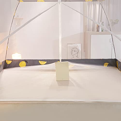 Tienda de campaña universal para cama de 1,8 m y mosquitera emergente plegable de limón 5