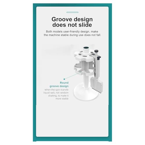 Support de pipette rotatif stable pour suspension verticale de micropipette - 5