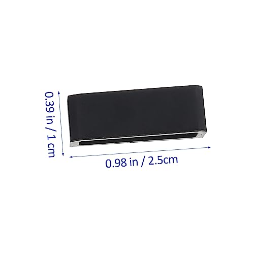Fixateurs de bracelet montre silicone DOITOOL pour éviter la perte du passant