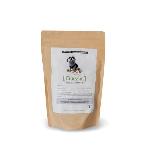 M-SOL Classic Hundefutter mit Insektenprotein – Super Gesund, Nachhaltig & Hypoallergen (1kg Packung)