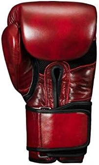 TITLE Boxing Blood Red Leather Bag Gloves - Boxing Gloves, Punching Bag Gloves, Kickboxing Gloves, Punching Gloves, Heavy Bag Gloves, Boxing Gloves Men, Boxing Gloves Women, Boxing Equipment