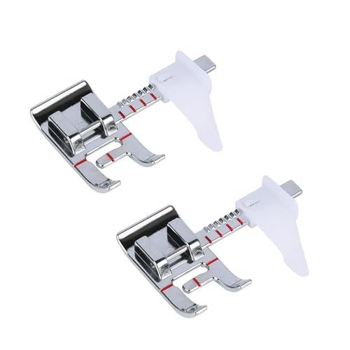 Sewing Machine Feet 2Pcs Sewing Machine Presser Foot Guide Adjustable